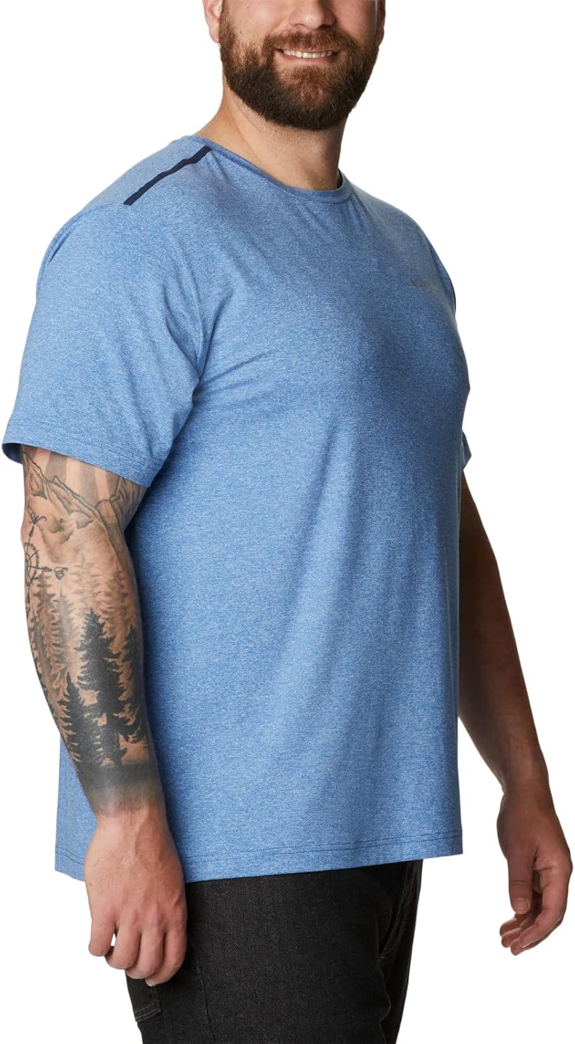 تي شيرت تيك تريل بقبة دائرية بدون طوق للرجال من كولومبيا 9 تي شيرت تيك تريل بقبة دائرية بدون طوق للرجال من كولومبيا - الصورة 9