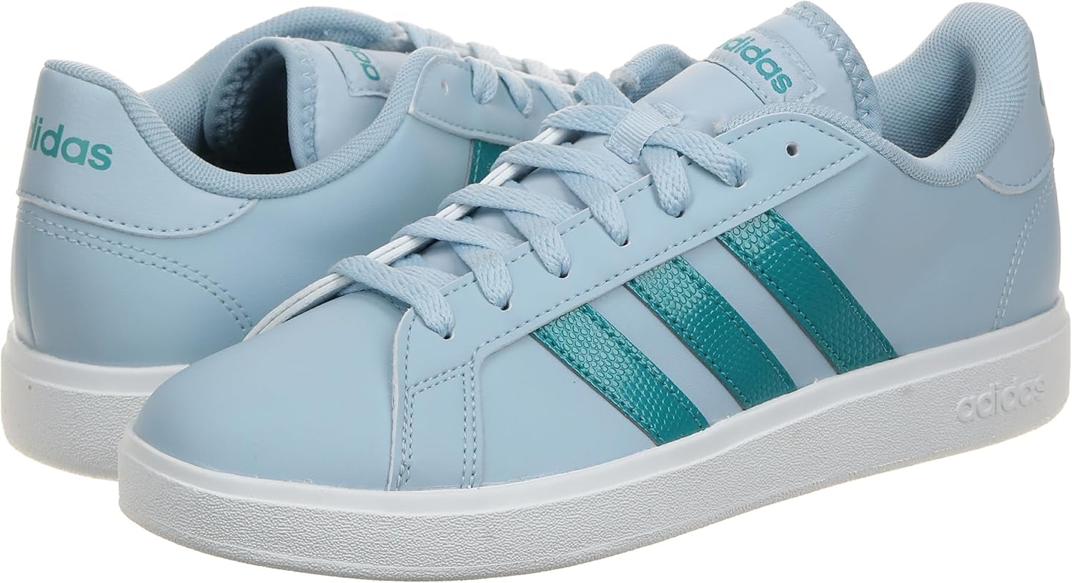 حذاء كاجوال جراند كورت بيس للنساء من اديداس 5 حذاء كاجوال جراند كورت بيس للنساء من اديداس - الصورة 5