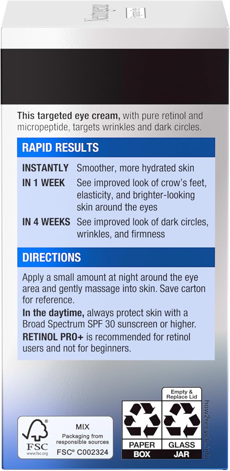 كريم للعيون من نيوتروجينا مضاد للشيخوخة والتجاعيد ومشدّد للبشرة، مناسب لجميع أنواع البشرة، 0.5 أونصة 8 كريم للعيون من نيوتروجينا مضاد للشيخوخة والتجاعيد ومشدّد للبشرة، مناسب لجميع أنواع البشرة، 0.5 أونصة - الصورة 8