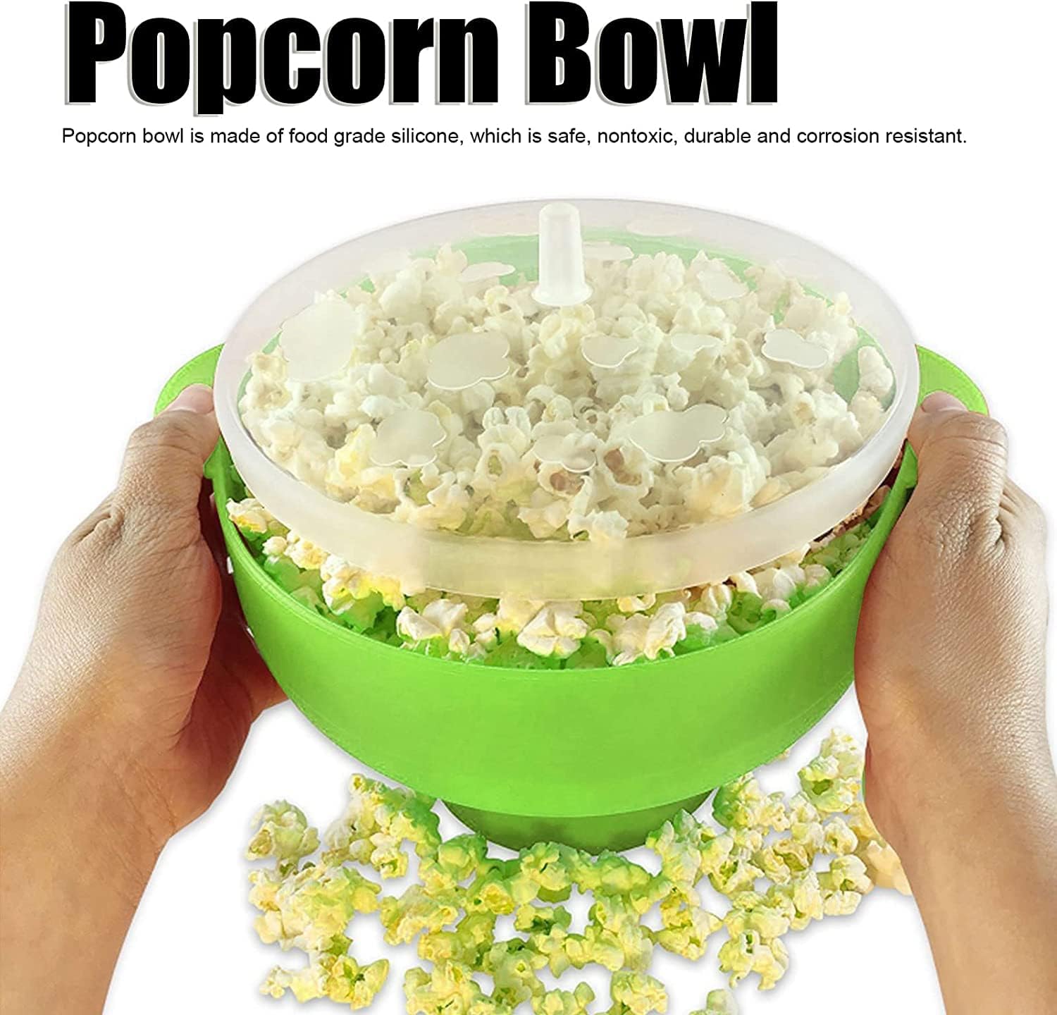 وعاء صنع فشار سيليكون للميكروويف مع غطاء ومقابض من فالكس، وعاء كبير قابل للطي لفرقعة الفشار بالهواء الساخن للمنزل والحفلات، خالي من BPA ومقاوم لدرجات الحرارة العالية وامن لغسالة الصحون، احمر 9 وعاء صنع فشار سيليكون للميكروويف مع غطاء ومقابض من فالكس، وعاء كبير قابل للطي لفرقعة الفشار بالهواء الساخن للمنزل والحفلات، خالي من BPA ومقاوم لدرجات الحرارة العالية وامن لغسالة الصحون، احمر - الصورة 9