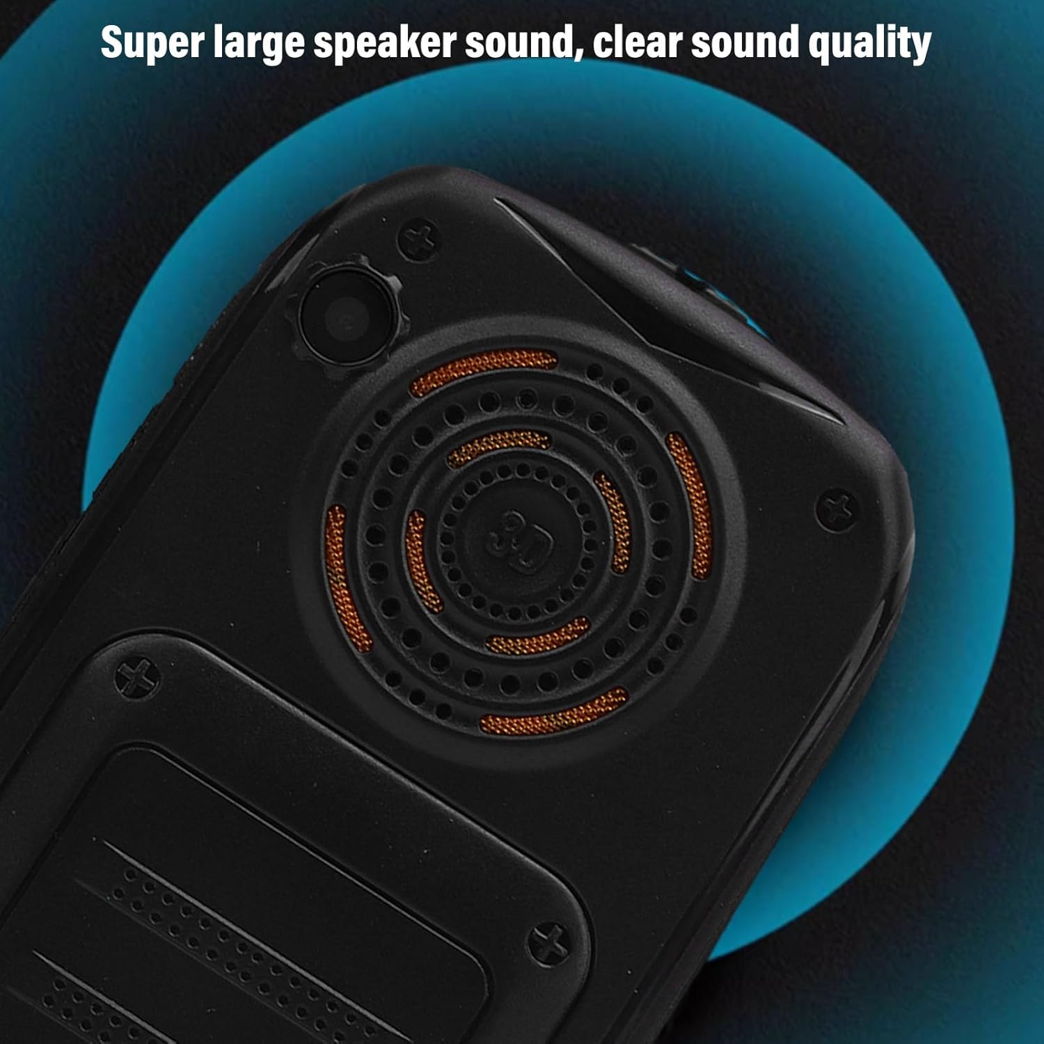 هاتف محمول سينيسيلي، 2G بشاشة HD مقاس 2.6 بوصة، يدعم شريحتين بوضع الاستعداد المزدوج، أزرار بلورية كبيرة، بطارية 3000 مللي أمبير، مع مفتاح جانبي علوي لكشاف الطوارئ (برتقالي) 13 71PpsnsZBpL. AC SL1500