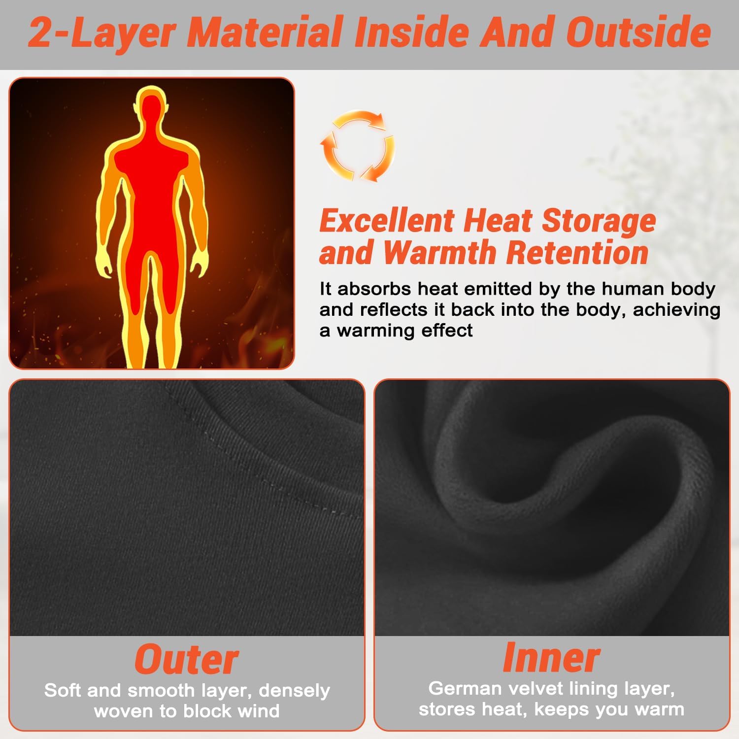 ملابس داخلية حرارية للأطفال من اكس كيموس، مجموعة ملابس داخلية حرارية للأولاد والبنات من عمر 4 إلى 16 سنة، خفيفة الوزن وفائقة النعومة، ملابس داخلية جونز طويلة 5 ملابس داخلية حرارية للأطفال من اكس كيموس، مجموعة ملابس داخلية حرارية للأولاد والبنات من عمر 4 إلى 16 سنة، خفيفة الوزن وفائقة النعومة، ملابس داخلية جونز طويلة - الصورة 5