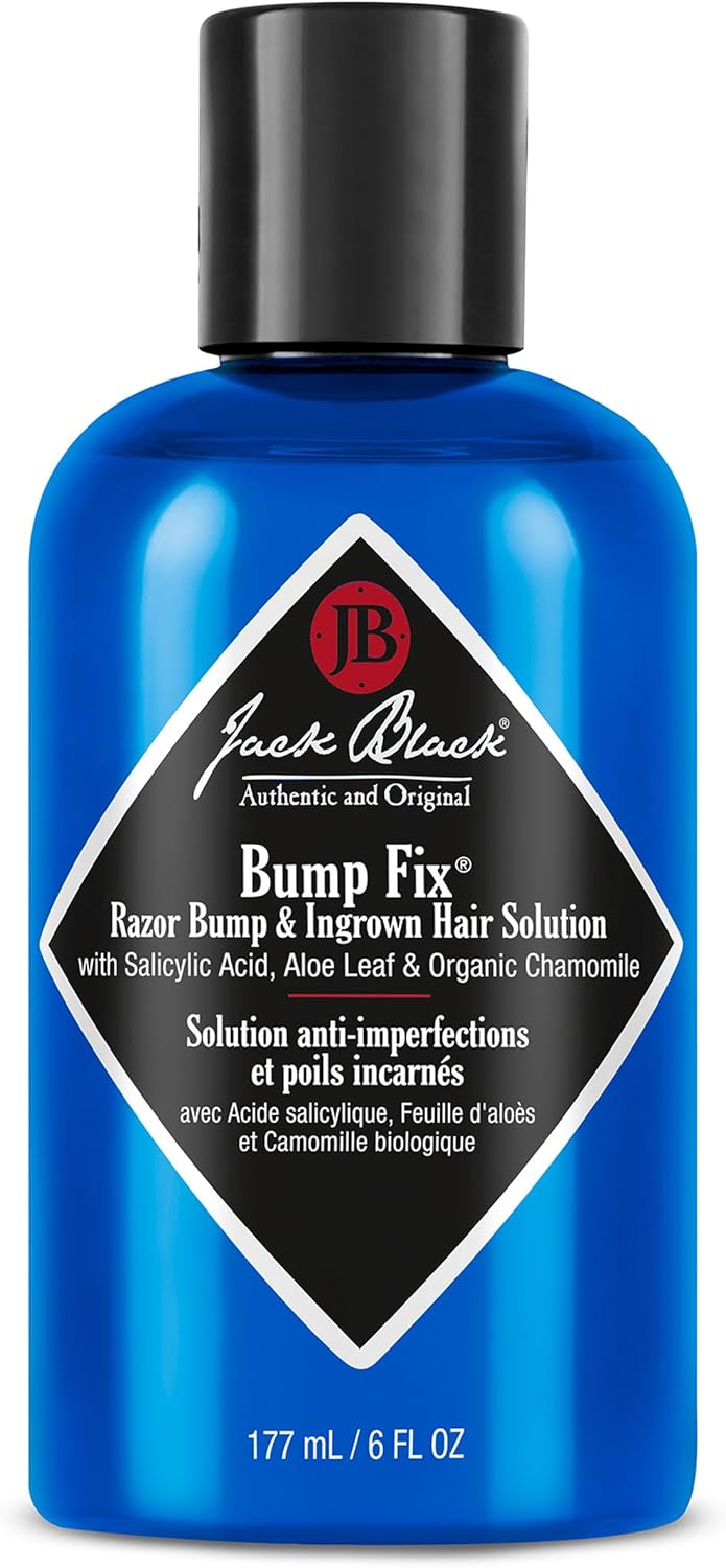 محلول بامب فيكس رازور بامب لعلاج حبوب ما بعد الحلاقة والشعر تحت الجلد من جاك بلاك حجم 177 مل، لنوع البشرة دهنية