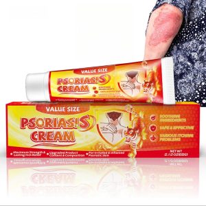 كريم الصدفية من هونبولو - تخفيف عالي القوة لمشاكل الحكة المختلفة - تركيبة طبيعية للبشرة المهيجة والملتهبة - يدوم طويلًا - سريع الامتصاص وغير دهني 60 جرام