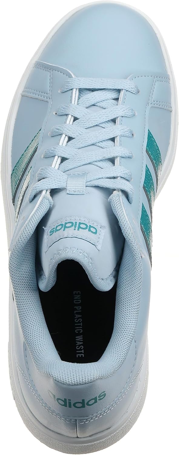 حذاء كاجوال جراند كورت بيس للنساء من اديداس 8 حذاء كاجوال جراند كورت بيس للنساء من اديداس - الصورة 8