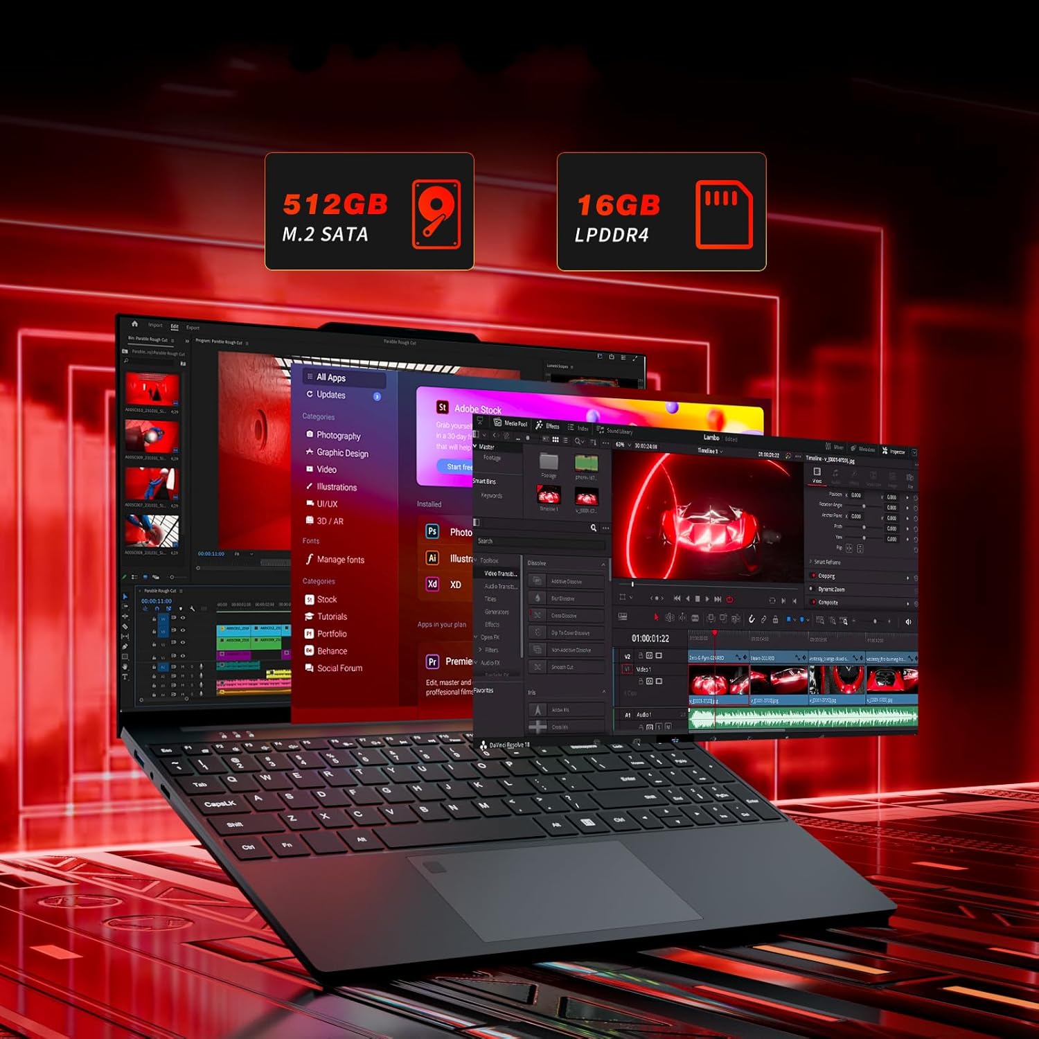 2025 Laptop, 15.6 inch Laptops with N150 Processor(Beat to i3-1115G4, up to 3.6GHz), Gaming Laptop 16GB RAM 512GB SSD, Laptops Computer Metal Shell, Fingerprint Unlock, MINI HDMI 100W Webcam Numpad 5 2025 Laptop, 15.6 inch Laptops with N150 Processor(Beat to i3-1115G4, up to 3.6GHz), Gaming Laptop 16GB RAM 512GB SSD, Laptops Computer Metal Shell, Fingerprint Unlock, MINI HDMI 100W Webcam Numpad - الصورة 5