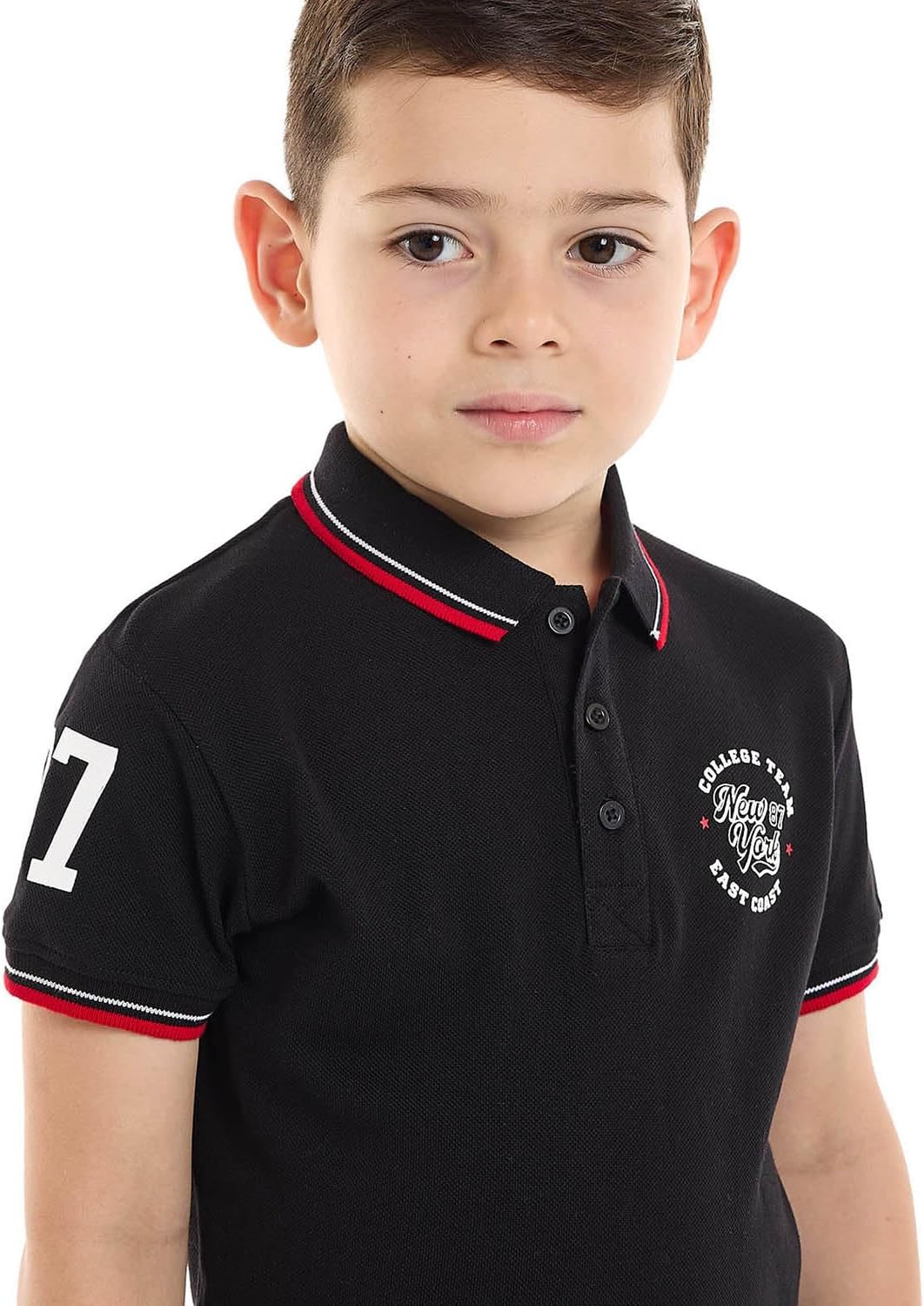 تيشرت بولو مطبوع باكمام قصيرة للاولاد 325-0145KB551-2 2 تيشرت بولو مطبوع باكمام قصيرة للاولاد 325-0145KB551-2 - الصورة 2