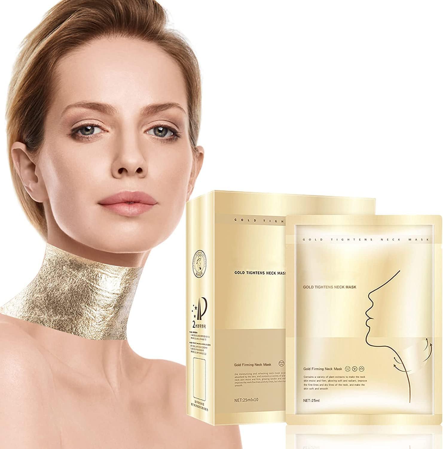 رقع مضادة للتجاعيد للرقبة، رقع قناع رفع الرقبة لازالة الخطوط الدقيقة والترطيب، رقع تجميل للعناية بالبشرة، 10 رقع 1 رقع مضادة للتجاعيد للرقبة، رقع قناع رفع الرقبة لازالة الخطوط الدقيقة والترطيب، رقع تجميل للعناية بالبشرة، 10 رقع