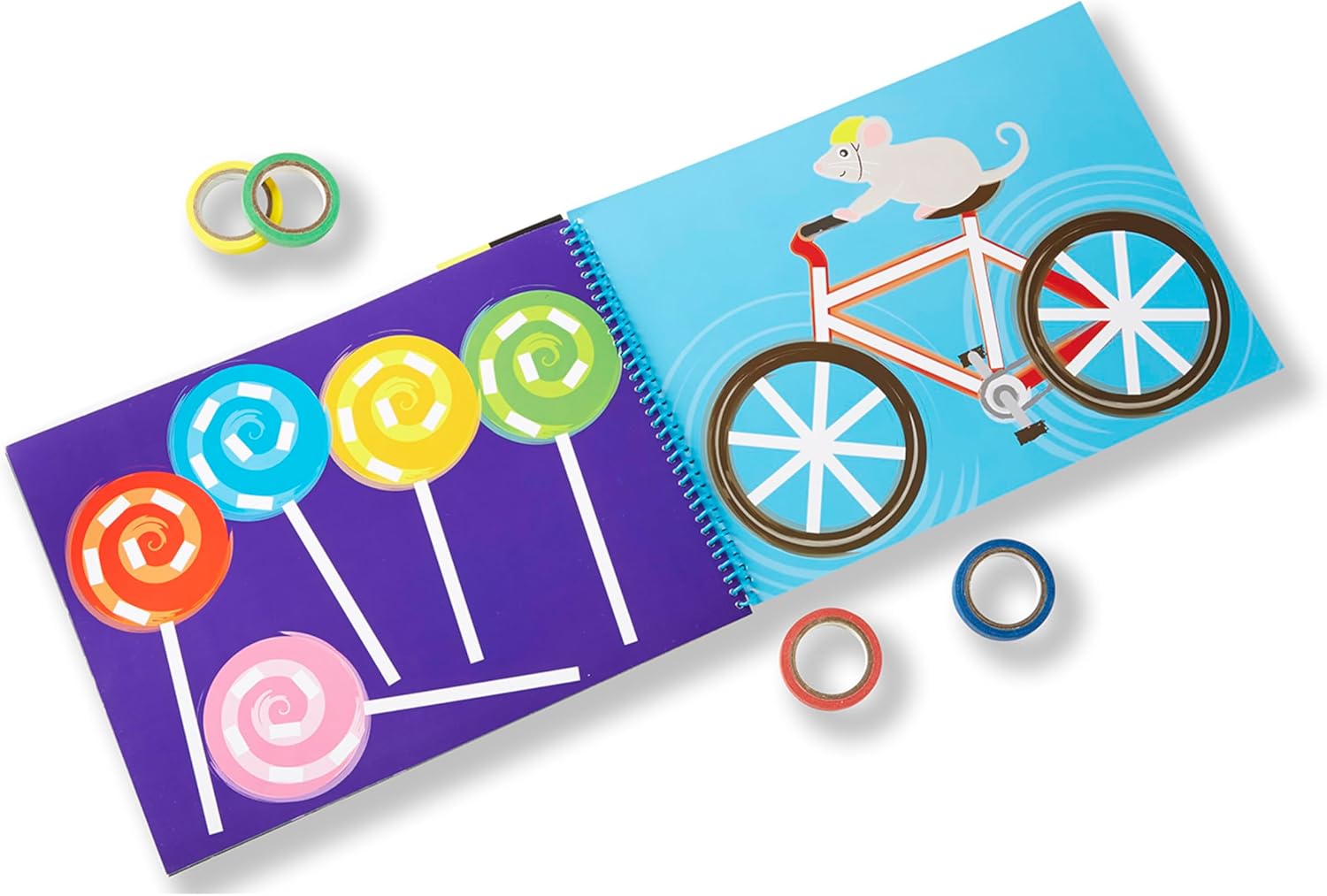 ملصقات فنية من ميليسا & دوغ للجنسين، مصنوعة من الشريط اللاصق والورق بألوان متعددة، مناسبة للأطفال والصغار. قابلة لإعادة الاستخدام مع تخزين مدمج ومتنقل 9 ملصقات فنية من ميليسا & دوغ للجنسين، مصنوعة من الشريط اللاصق والورق بألوان متعددة، مناسبة للأطفال والصغار. قابلة لإعادة الاستخدام مع تخزين مدمج ومتنقل - الصورة 9