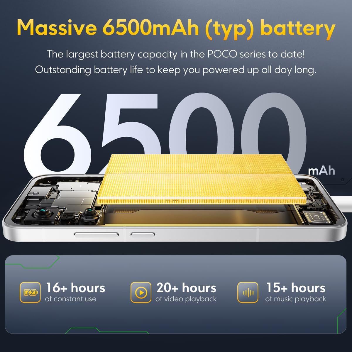 جوال شاومي بوكو F7 ايه اي 5G (لتموبيل مينت تيلو وجلوبال) (512GB + 12GB) ان اف سي 1.5K 6.8 انش اموليد 50 ميجابكسل، هاتف سوني للالعاب ثنائي شرائح الاتصال قريب المدى، موديل 25053PC47G (فضي) 4 جوال شاومي بوكو F7 ايه اي 5G (لتموبيل مينت تيلو وجلوبال) (512GB + 12GB) ان اف سي 1.5K 6.8 انش اموليد 50 ميجابكسل، هاتف سوني للالعاب ثنائي شرائح الاتصال قريب المدى، موديل 25053PC47G (فضي) - الصورة 4