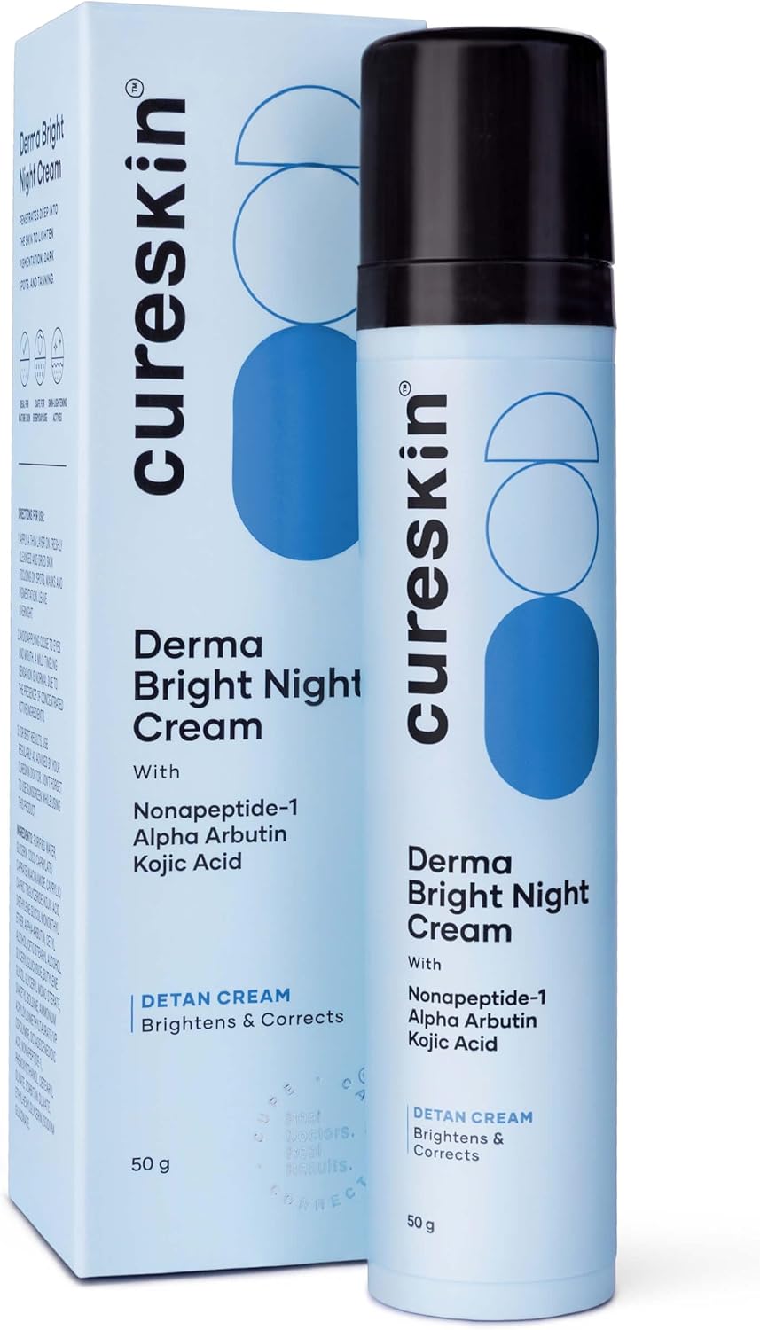 كيور سكين مصحح تسمير الجسم والوجه | يزيل التسمير ويحقق بشرة أكثر إشراقًا باستخدام حمض الكوجيك والفا اربوتين والنياسيناميد (50 غرام) | كريم ازالة تسمير البشرة