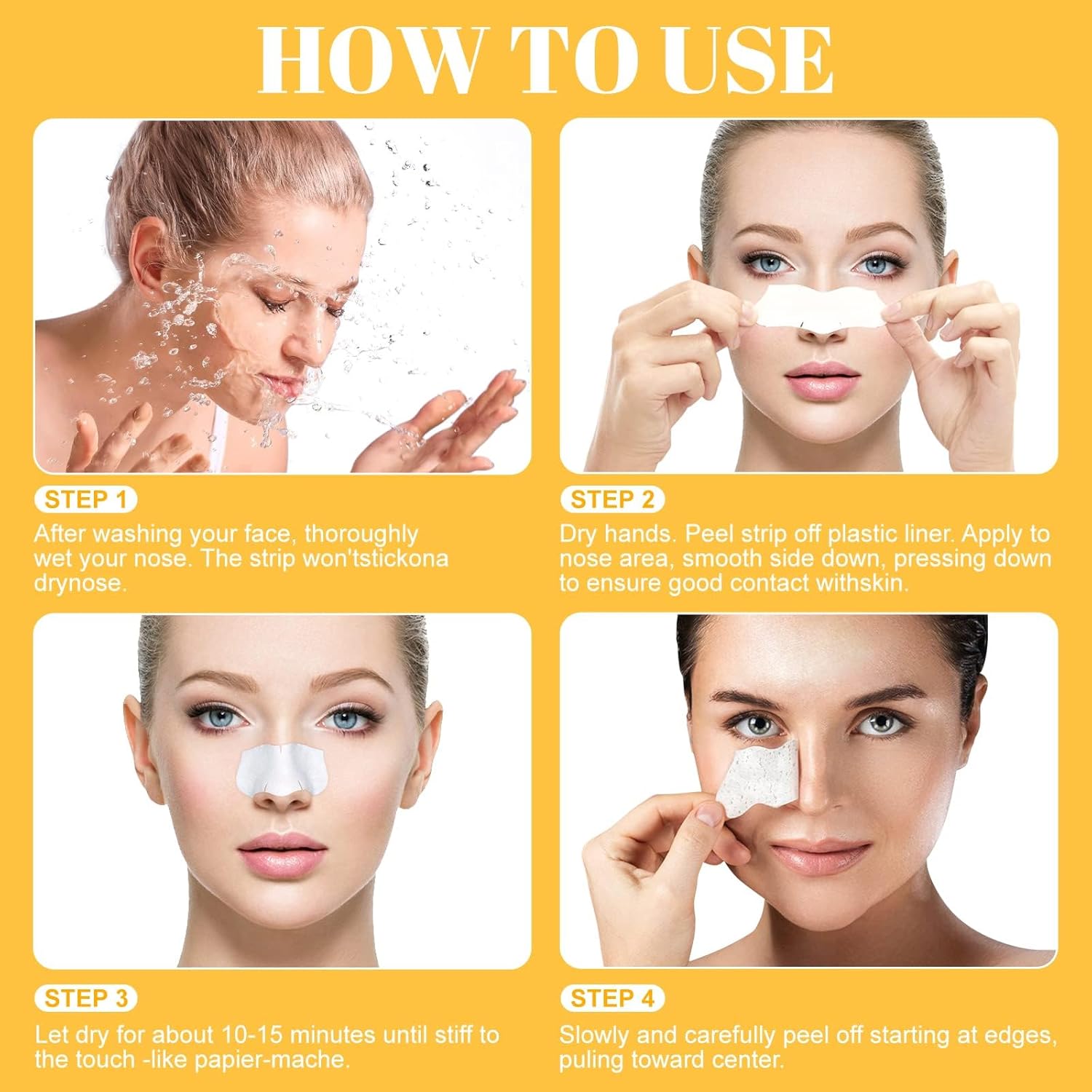 80 قطعة من شرائط ازالة الرؤوس السوداء من بوكيلا، لازالة الرؤوس السوداء الفحمية، للعناية بالبشرة والتنظيف العميق، مزيل الرؤوس السوداء، منظف مسام الانف والوجه، لجميع انواع البشرة 4 80 قطعة من شرائط ازالة الرؤوس السوداء من بوكيلا، لازالة الرؤوس السوداء الفحمية، للعناية بالبشرة والتنظيف العميق، مزيل الرؤوس السوداء، منظف مسام الانف والوجه، لجميع انواع البشرة - الصورة 4