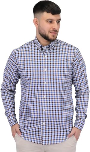 جيوردانو قميص رجالي خالٍ من التجاعيد