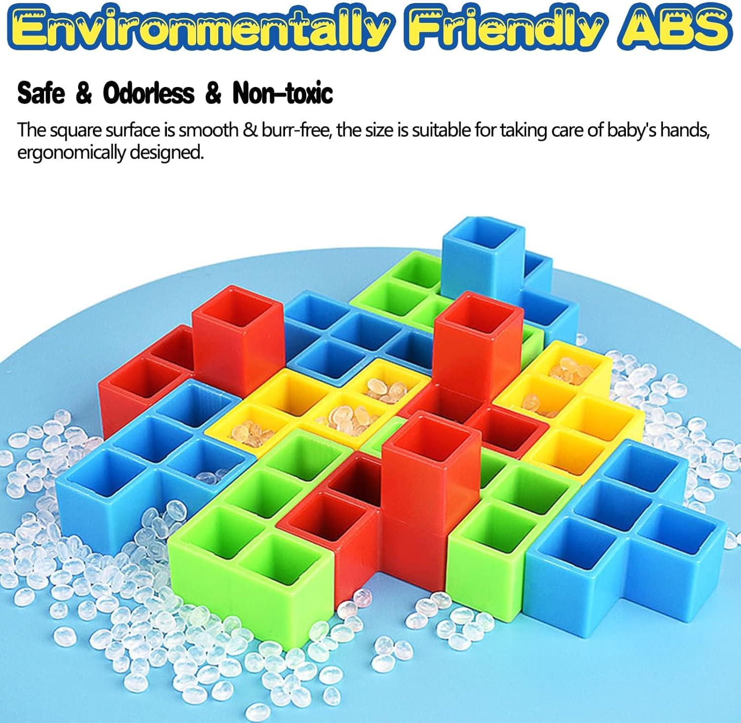 لعبة مكعبات تكديس برج توازن لوحية للأطفال والبالغين من مومو بير، مكعبات بناء لعبة توازن للألعاب العائلية والحفلات والسفر 2 لعبة مكعبات تكديس برج توازن لوحية للأطفال والبالغين من مومو بير، مكعبات بناء لعبة توازن للألعاب العائلية والحفلات والسفر - الصورة 2