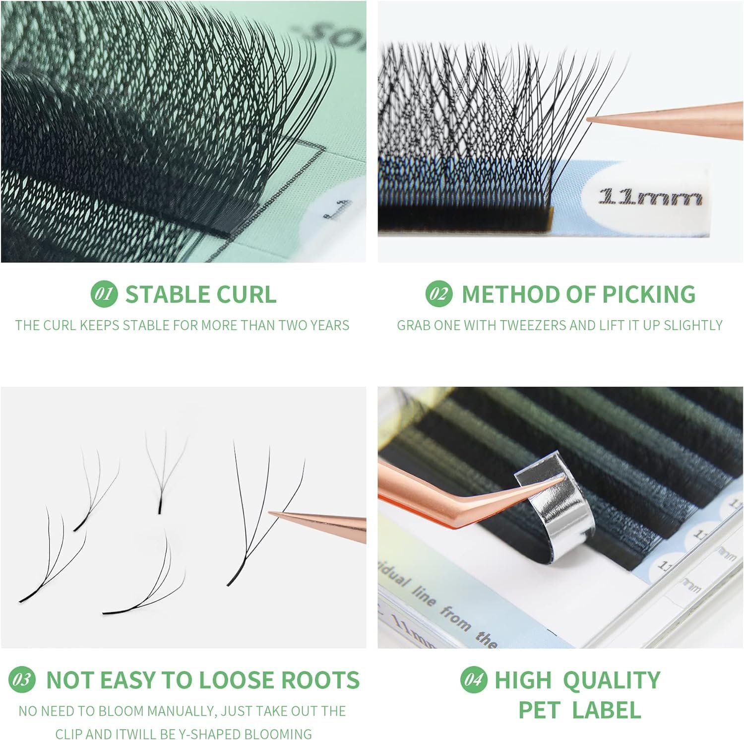 وصلات رموش صناعية ثلاثية الابعاد على شكل حرف W من نالاكال، وصلات رموش صناعية طبيعية ناعمة من فرو المنك الصناعي، لوازم مكياج (8-14 ملم، تجعيد 0.07-دي) 3 وصلات رموش صناعية ثلاثية الابعاد على شكل حرف W من نالاكال، وصلات رموش صناعية طبيعية ناعمة من فرو المنك الصناعي، لوازم مكياج (8-14 ملم، تجعيد 0.07-دي) - الصورة 3