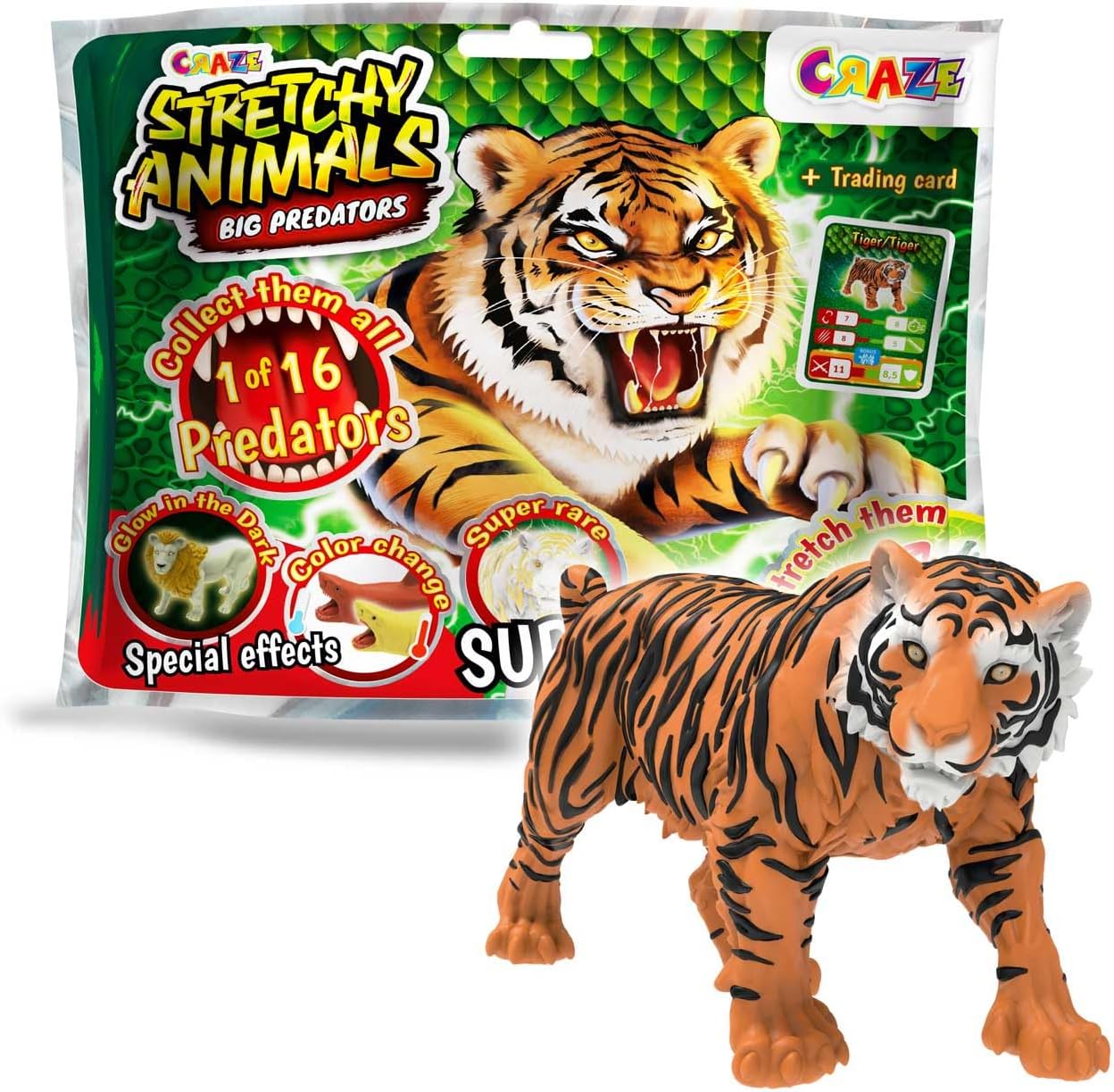 مجسمات حيوانات مفترسة كبيرة قابلة للتمدد والتجميع مع جلد مرن وحشو خاص من كريز