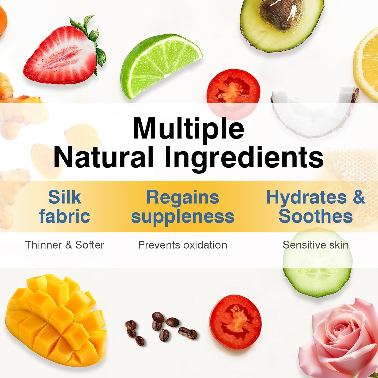 6 عبوات من كمامة الوجه على شكل فاكهة للنساء من جوياوليفو، مجموعة قناع الوجه المرطب للعناية بالبشرة، اقنعة سبا للوجه المرطبة لجميع انواع البشرة 4 6 عبوات من كمامة الوجه على شكل فاكهة للنساء من جوياوليفو، مجموعة قناع الوجه المرطب للعناية بالبشرة، اقنعة سبا للوجه المرطبة لجميع انواع البشرة - الصورة 4