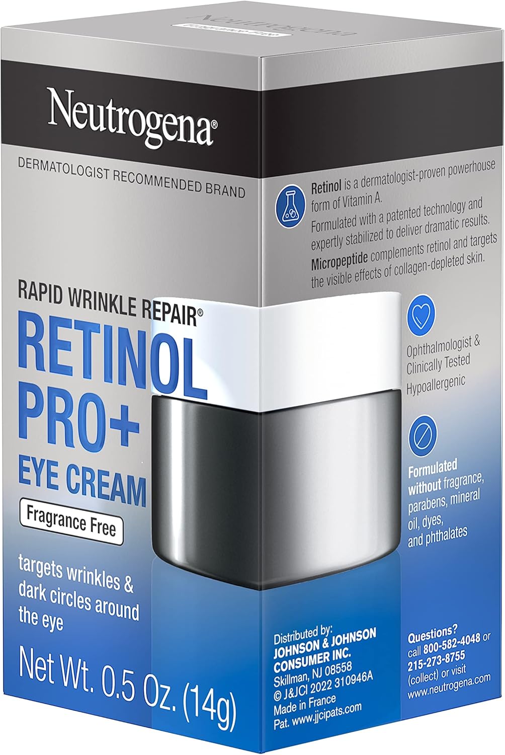 كريم للعيون من نيوتروجينا مضاد للشيخوخة والتجاعيد ومشدّد للبشرة، مناسب لجميع أنواع البشرة، 0.5 أونصة 11 كريم للعيون من نيوتروجينا مضاد للشيخوخة والتجاعيد ومشدّد للبشرة، مناسب لجميع أنواع البشرة، 0.5 أونصة - الصورة 11