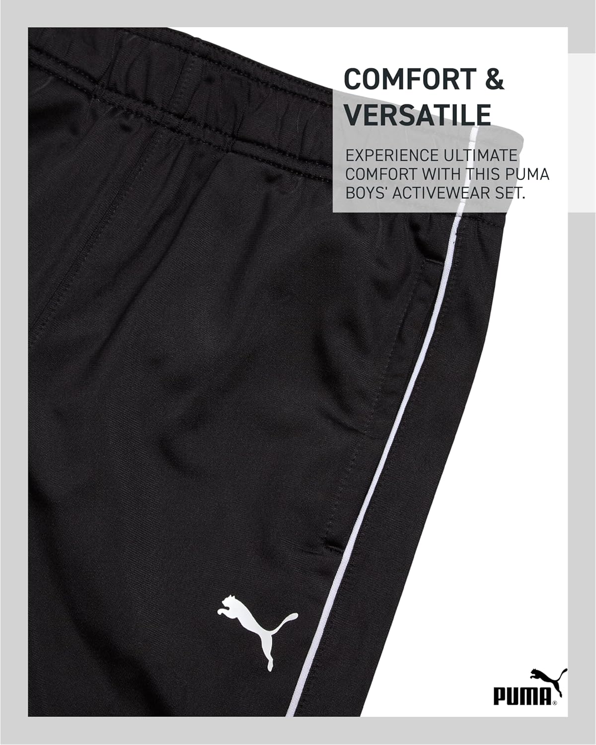 بدلة رياضية للأولاد من بوما – خامة التريكو، قطعتين 3 بدلة رياضية للأولاد من بوما – خامة التريكو، قطعتين - الصورة 3