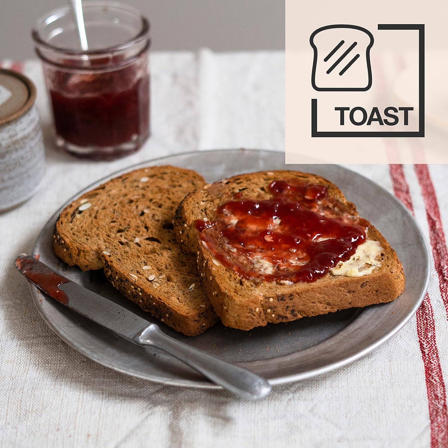 كويزنارت فرن صغير للقلاية الهوائية 7 وظائف للقلي الهوائي التحميص الخبز المحمص والحفاظ على الدفء رمادي داكن TOA60U 1630.0 واط 11 كويزنارت فرن صغير للقلاية الهوائية 7 وظائف للقلي الهوائي التحميص الخبز المحمص والحفاظ على الدفء رمادي داكن TOA60U 1630.0 واط - الصورة 11