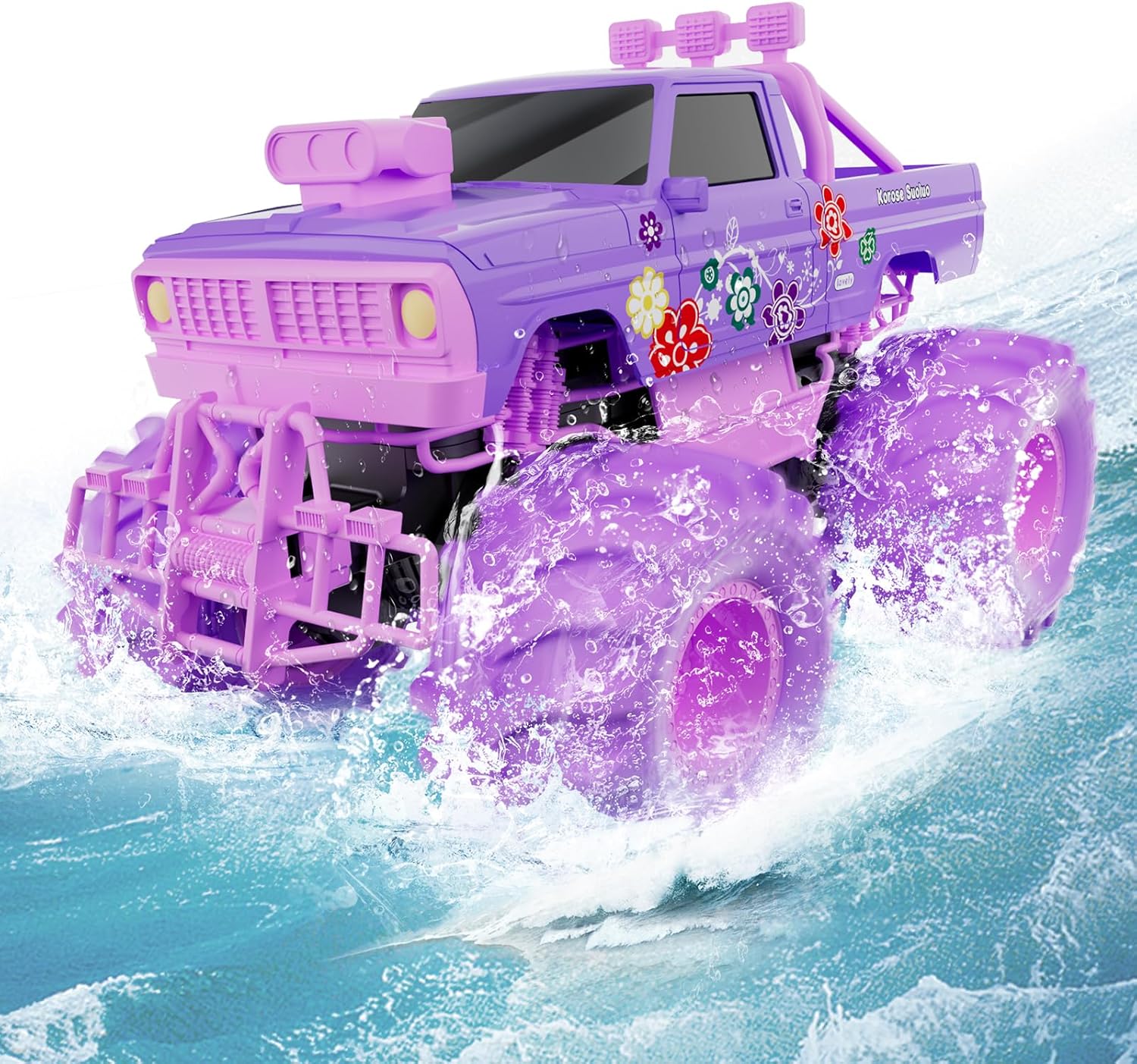 سيارات بجهاز تحكم عن بعد للبنات من كيالوي - بمقياس 1:16 سيارة تسلق الطرق الوعرة 2.4GHz رباعية الدفع لجميع التضاريس مع بطاريتين قابلتين لاعادة الشحن هدية لعبة للاولاد والبنات، أرجواني 8 سيارات بجهاز تحكم عن بعد للبنات من كيالوي - بمقياس 1:16 سيارة تسلق الطرق الوعرة 2.4GHz رباعية الدفع لجميع التضاريس مع بطاريتين قابلتين لاعادة الشحن هدية لعبة للاولاد والبنات، أرجواني - الصورة 8