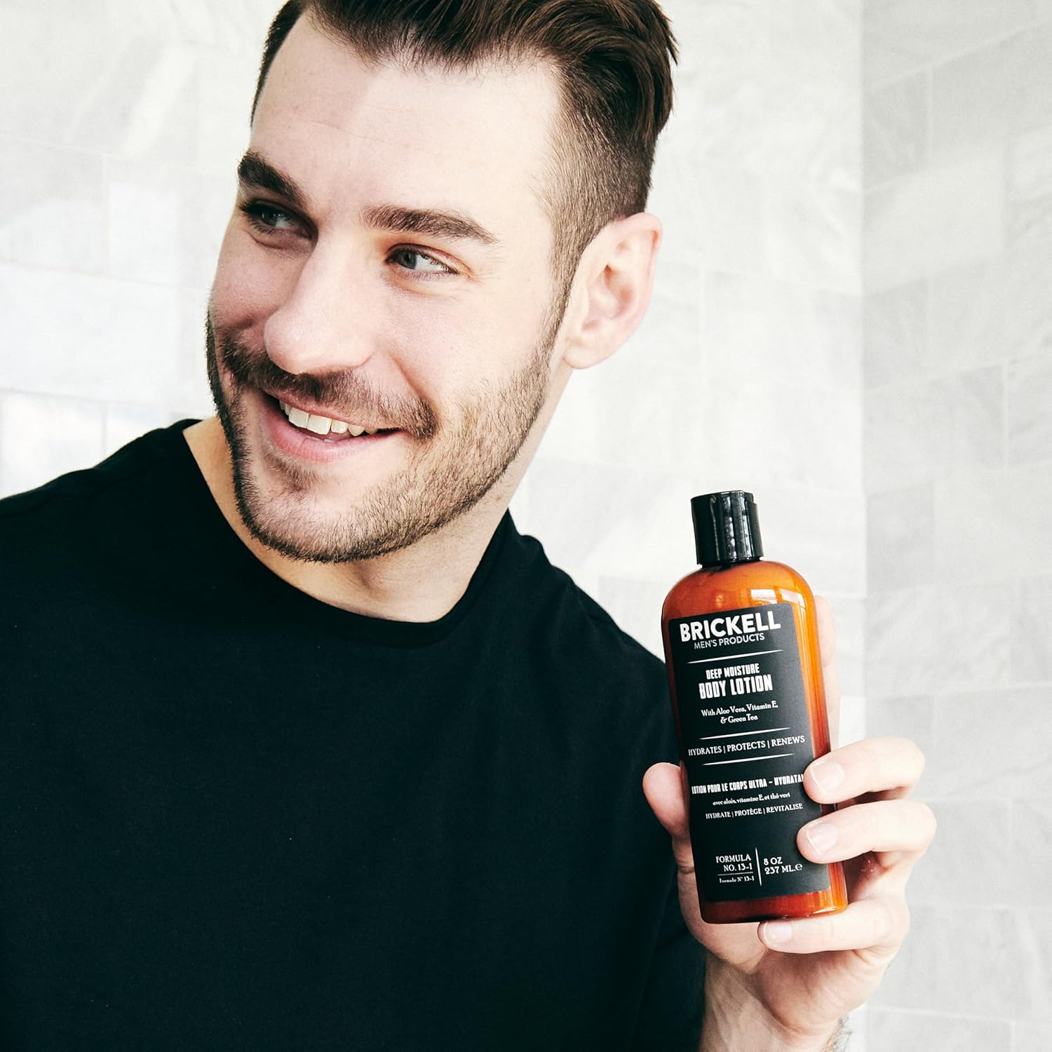 بريكل مينز برودكتس لوشن الجسم ديب مويستشر للرجال، طبيعي وعضوي ويرطب البشرة الجافة، 8 اونصة، معطر 4 بريكل مينز برودكتس لوشن الجسم ديب مويستشر للرجال، طبيعي وعضوي ويرطب البشرة الجافة، 8 اونصة، معطر - الصورة 4