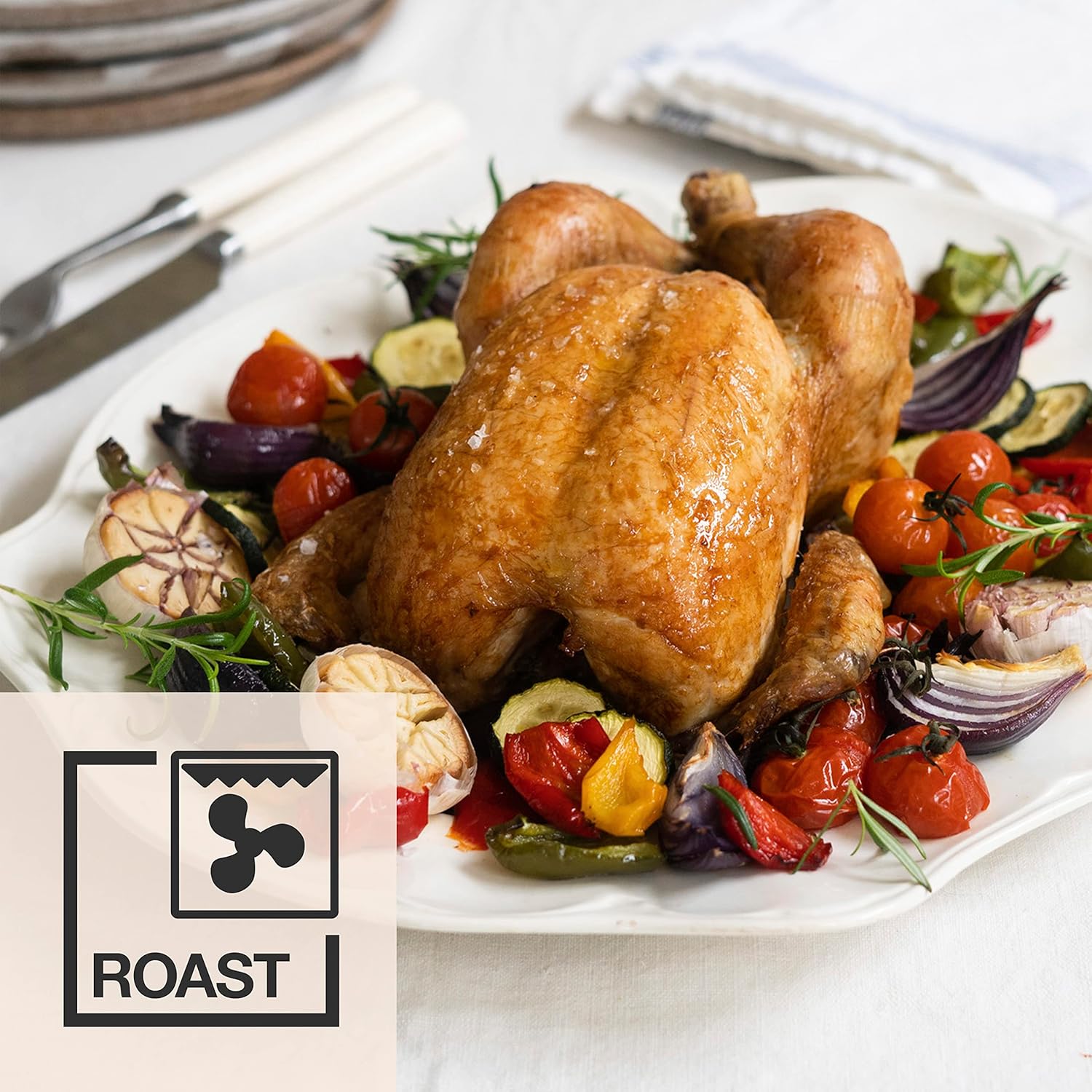 كويزنارت فرن صغير للقلاية الهوائية 7 وظائف للقلي الهوائي التحميص الخبز المحمص والحفاظ على الدفء رمادي داكن TOA60U 1630.0 واط 7 كويزنارت فرن صغير للقلاية الهوائية 7 وظائف للقلي الهوائي التحميص الخبز المحمص والحفاظ على الدفء رمادي داكن TOA60U 1630.0 واط - الصورة 7