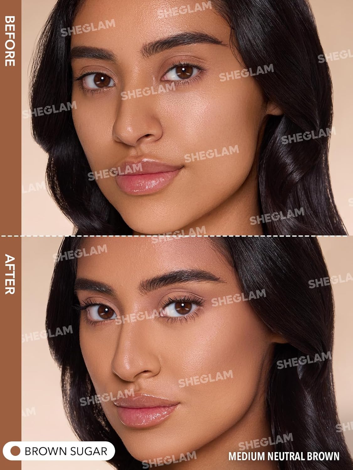 شيجلام كونتور سائل من صن سكالبت، بني شوجر 2 شيجلام كونتور سائل من صن سكالبت، بني شوجر - الصورة 2