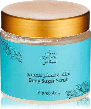 بيت الصابون اللبناني مقشر الجسم بالسكر يلانج