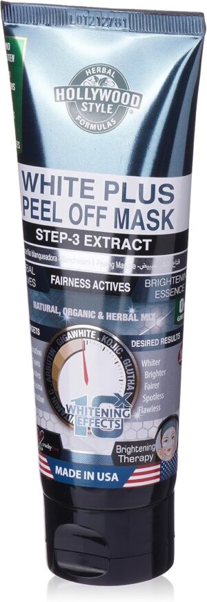 قناع تقشير البشرة وايت بلس من هوليود ستايل 100 مل، لكل انواع البشرة، كل الأنواع