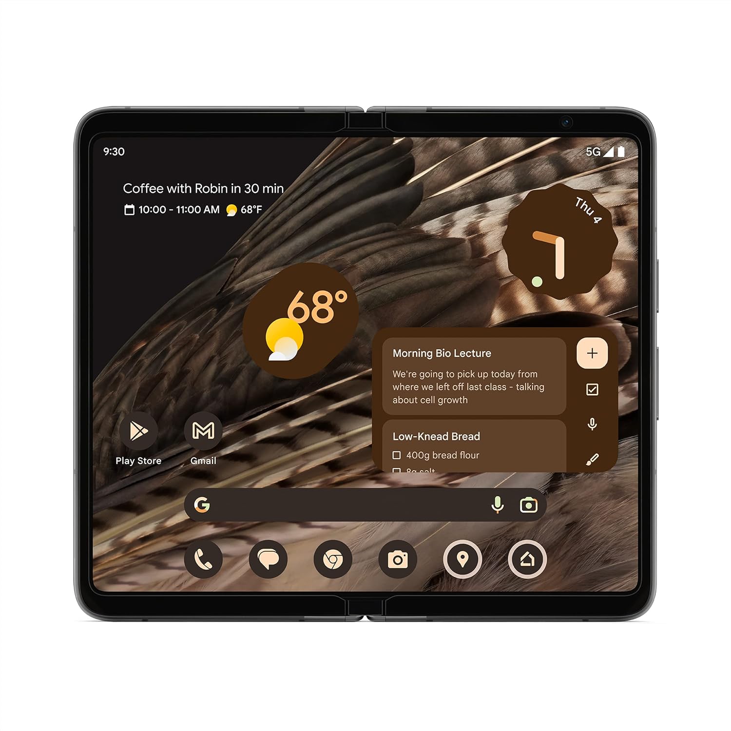 جوجل هاتف ذكي قابل للطي بنظام اندرويد من بيكسل فولد 5G G9FPL مفتوح المصنع ثنائي شرائح الاتصال شريحة اتصال نانو + الكترونية 256GB + 12GB RAM زجاج بركاني 17 81hzbDpccLL. AC SL1500