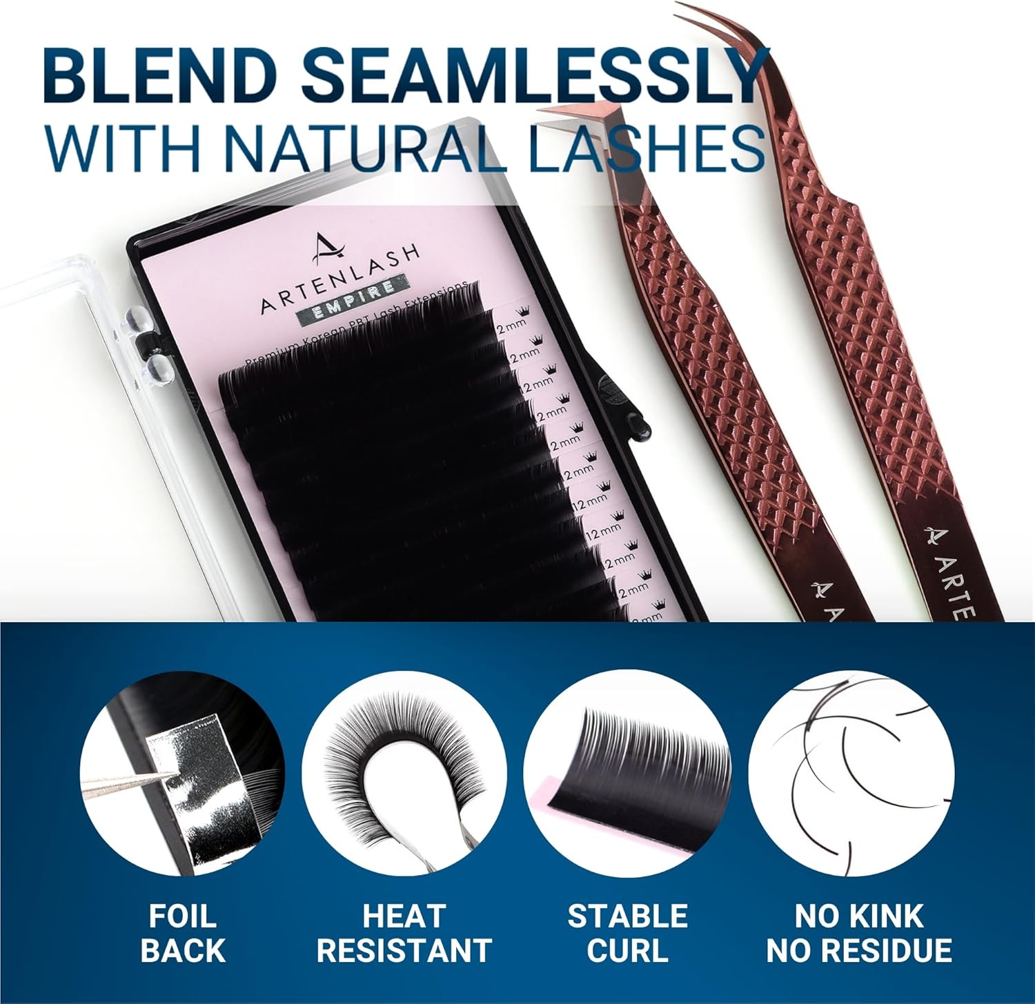 وصلات رموش من المنك الكوري بي بي تي باطوال مختلطة من ارتينلاش JC C CC D رموش مخملية احترافية لفناني الرموش (D-0.10-مزيج (8 الى 15 ملم)) 3 وصلات رموش من المنك الكوري بي بي تي باطوال مختلطة من ارتينلاش JC C CC D رموش مخملية احترافية لفناني الرموش (D-0.10-مزيج (8 الى 15 ملم)) - الصورة 3