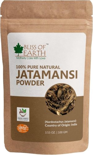 بليس أوف إيرث مسحوق جاتامانسي نقي وطبيعي 100% | 100 جرام | مخفف ضغط طبيعي | يعزز نمو الشعر الصحي | يعالج التهابات الجلد |