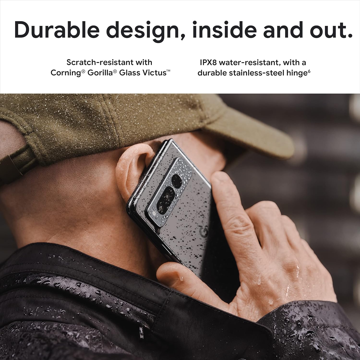 جوجل هاتف ذكي قابل للطي بنظام اندرويد من بيكسل فولد 5G G9FPL مفتوح المصنع ثنائي شرائح الاتصال شريحة اتصال نانو + الكترونية 256GB + 12GB RAM زجاج بركاني 23 81m3RFHprwL. AC SL1500