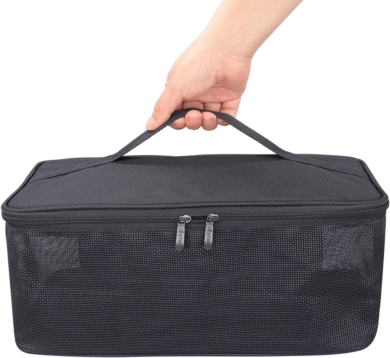 سيزما شنطة تخزين العاب الفيديو متوافقة مع Xbox PS5 وPS4 تناسب حوالي 23-27 قرص لعب منظم حامل منزلي محمول للسفر حقيبة بوليستر 5 سيزما شنطة تخزين العاب الفيديو متوافقة مع Xbox PS5 وPS4 تناسب حوالي 23-27 قرص لعب منظم حامل منزلي محمول للسفر حقيبة بوليستر - الصورة 5