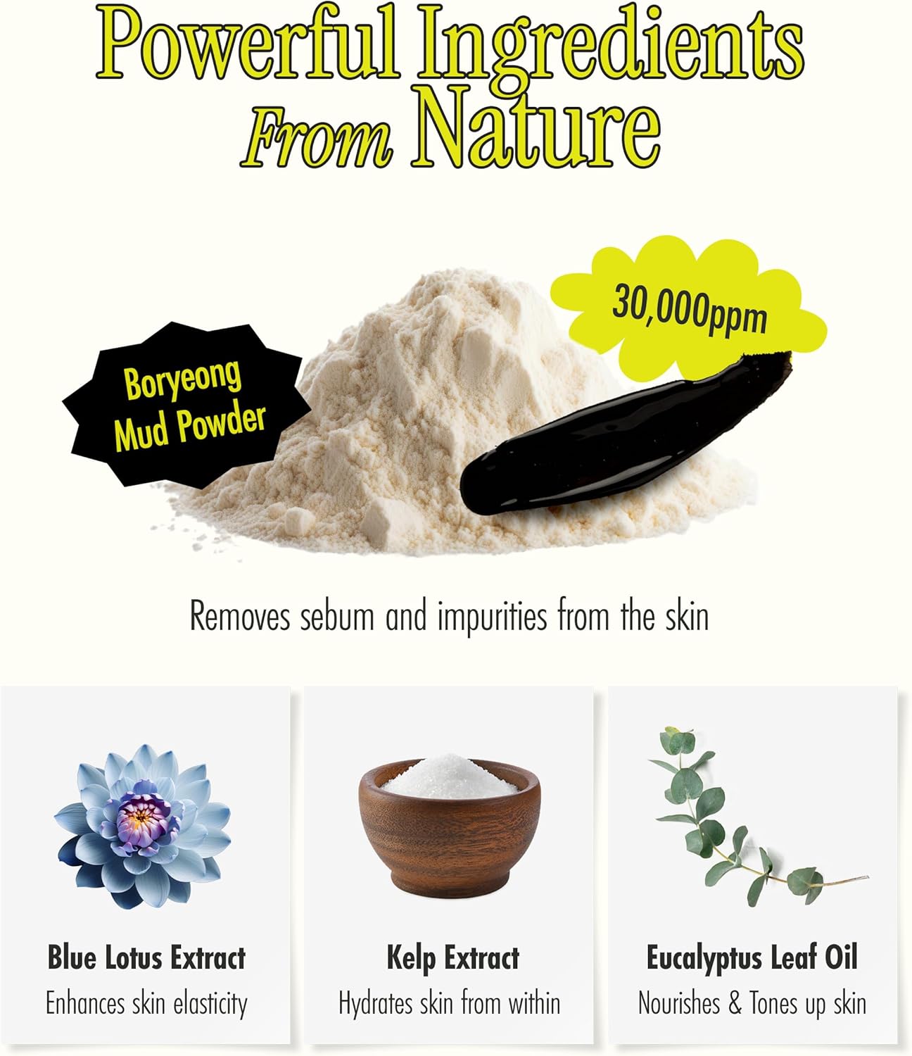 بي ار ام يو دي قناع تقشير الرؤوس السوداء مع طين بوريونج لتقليل المسام والتحكم في الدهون والتقشير والتنظيف العميق للنساء والرجال - الطين للتعافي 110 مل 3.72 اونصة سائلة كل الأنواع 4 بي ار ام يو دي قناع تقشير الرؤوس السوداء مع طين بوريونج لتقليل المسام والتحكم في الدهون والتقشير والتنظيف العميق للنساء والرجال - الطين للتعافي 110 مل 3.72 اونصة سائلة كل الأنواع - الصورة 4