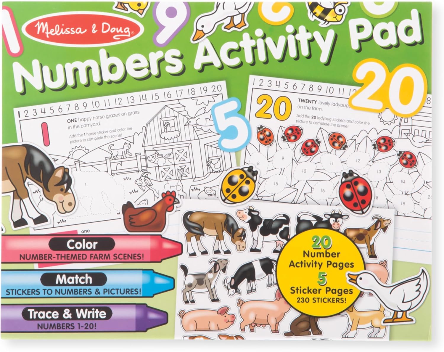 لوحة نشاط الارقام، ورقة، ألوان متعددة 1 لوحة نشاط الارقام، ورقة، ألوان متعددة