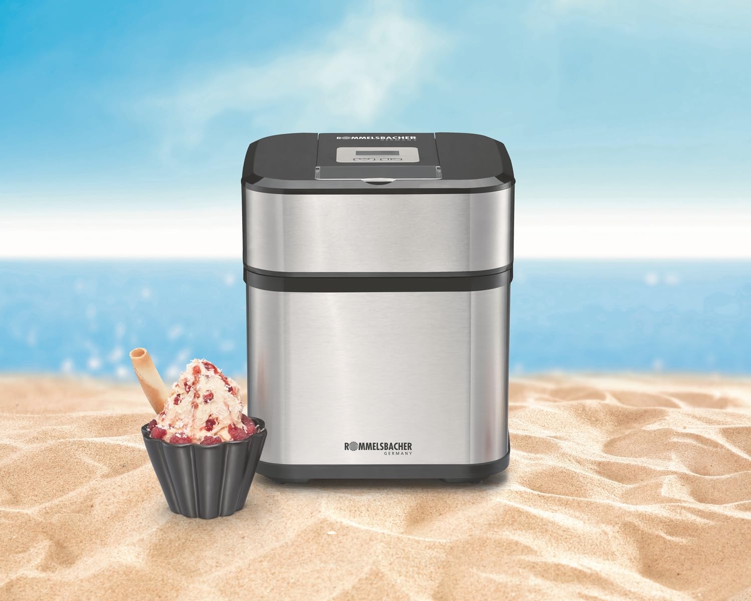 روملزسبتشر ماكينة صنع الايس كريم IM 12 من كورت للايس كريم والزبادي المجمد والشربات والسلاش سعة 1.5 لتر، سعة 500 مل، مؤقت، سهلة التنظيف، مغرفة ايس كريم 6 روملزسبتشر ماكينة صنع الايس كريم IM 12 من كورت للايس كريم والزبادي المجمد والشربات والسلاش سعة 1.5 لتر، سعة 500 مل، مؤقت، سهلة التنظيف، مغرفة ايس كريم - الصورة 6