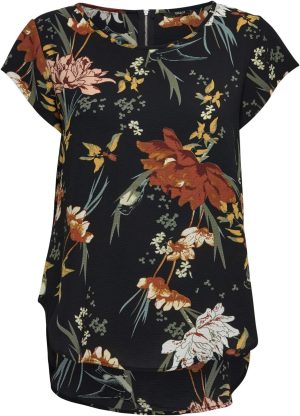 بلوزة نسائية اونلفيك مطبوعة بشكل كامل من اونلي، S/S PTM