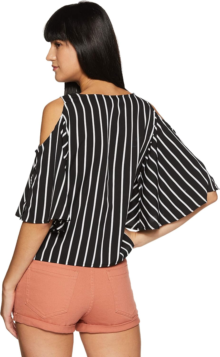 بلوزة مخططة بقصة عادية للنساء من كريف 7 1768242679 بلوزة مخططة بقصة عادية للنساء من كريف