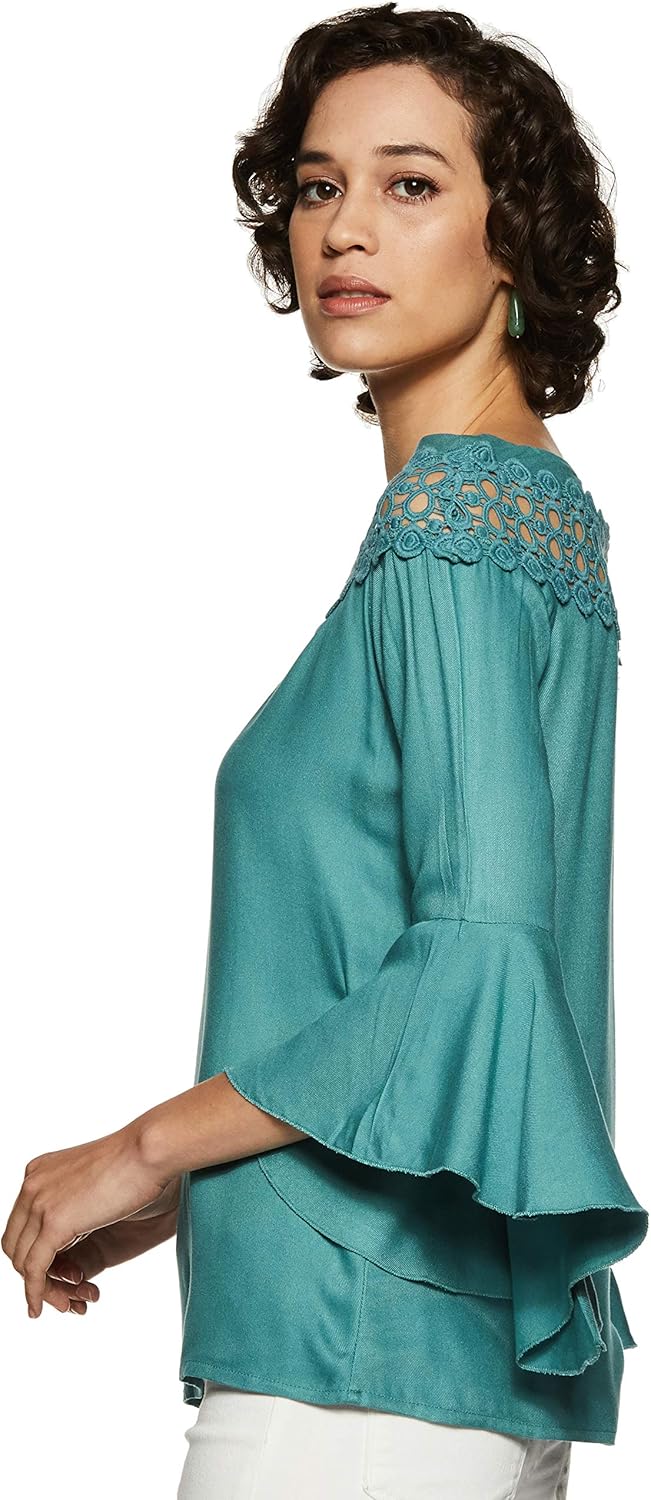 1769352576 Krave Womens Solid Regular Top