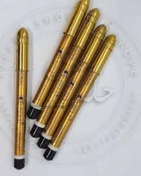 قلم كحل اسود من هابا (5 قطع) - قلم كحل مقاوم للماء يدوم طويلا يوفر قلم تحديد عيون دقيق لمظهر جذاب وساحر