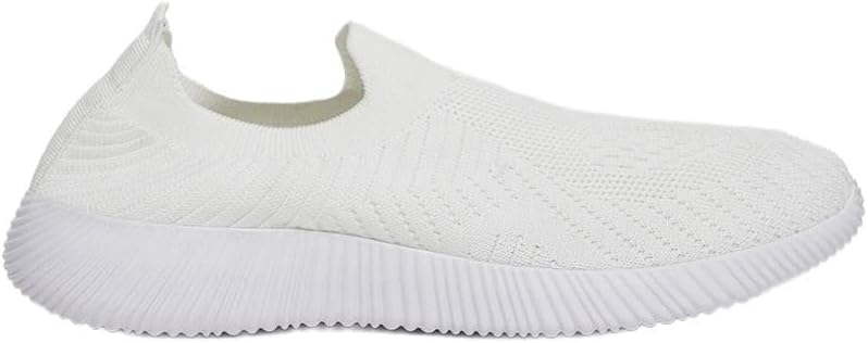 حذاء رياضي منسوج سهل الارتداء للنساء من ستايلي، مقاس 43