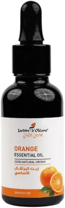 زيت البرتقال العطري للعلاج العطري لتفتيح البشرة ومضاد للشيخوخة ومضاد للاكسدة الطبيعية والعناية بالشعر من جاردن اوليان، 30 مل