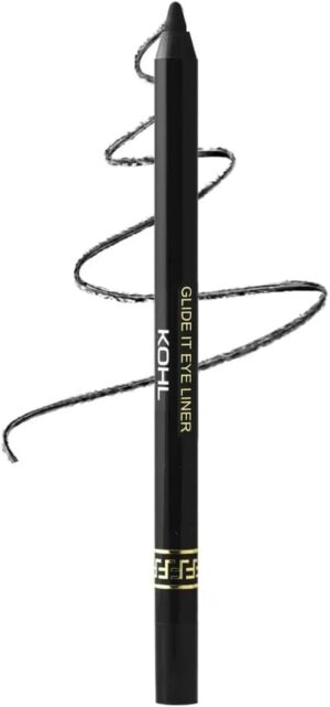 ارماف قلم تحديد العين جلايد ات ووترلاين من بيوتي - مقاوم للماء والتلطخ ويدوم حتى 24 ساعة | اسود