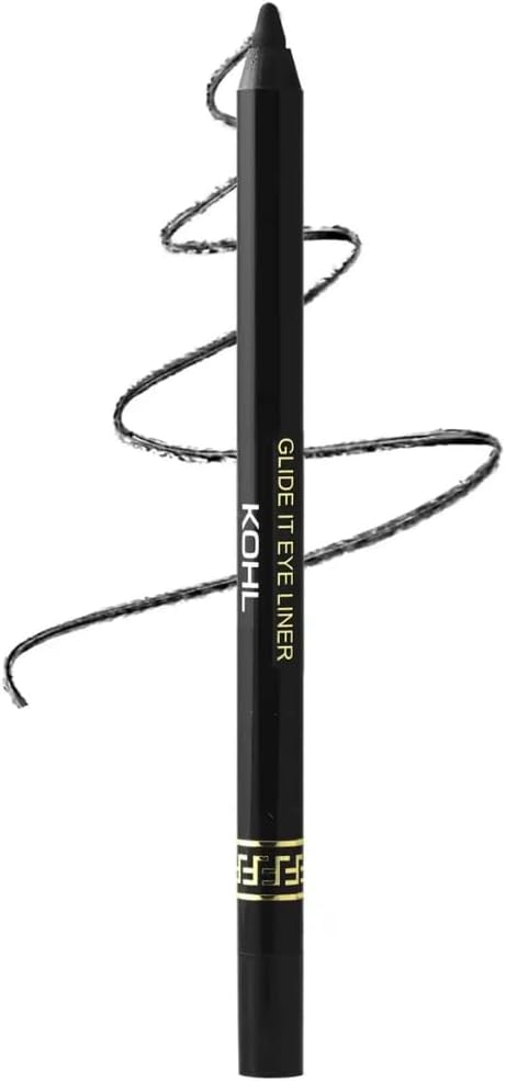 ارماف قلم تحديد العين جلايد ات ووترلاين من بيوتي - مقاوم للماء والتلطخ ويدوم حتى 24 ساعة | اسود