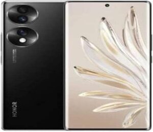 اونر هاتف ذكي 70 ثنائي شرائح الاتصال بذاكرة روم 256GB - RAM 8GB جي اس ام | سي دي ايه 5G مفتوح من المصنع اسود داكن - اصدار عالمي