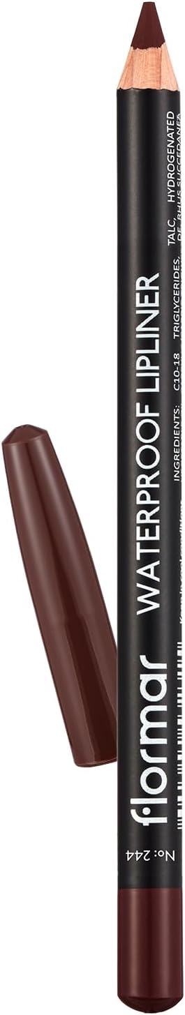 قلم تحديد شفاه مقاوم للماء من فلورمار - 244 تشوكليت فوندو، طبيعي