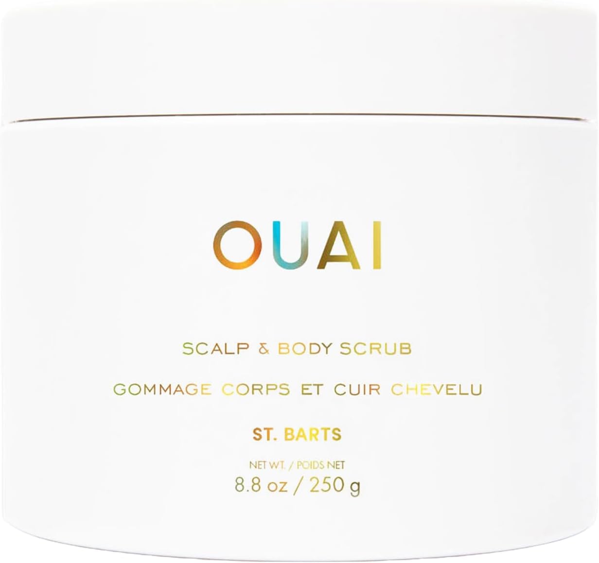 اواي مقشر فروة الرأس والجسم من سانت بارتس سكر للتنظيف العميق للشعر والبشرة يقشر ويرطب الشعر 88 اونصة للنساء 9 أونصة كريمي