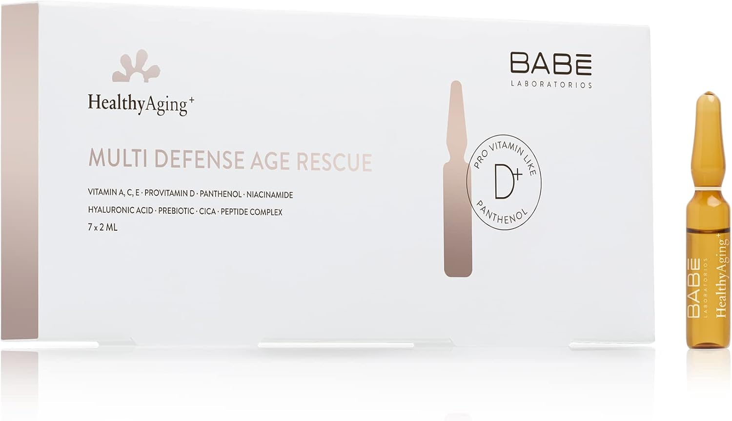 امبولات الانقاذ متعددة الدفاع عن العمر من بيبي هيلثيايج، 7 × 2 مل